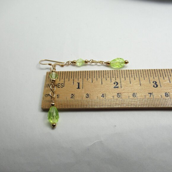 Uranium and 14k gf earrings - Picture 4 of 10